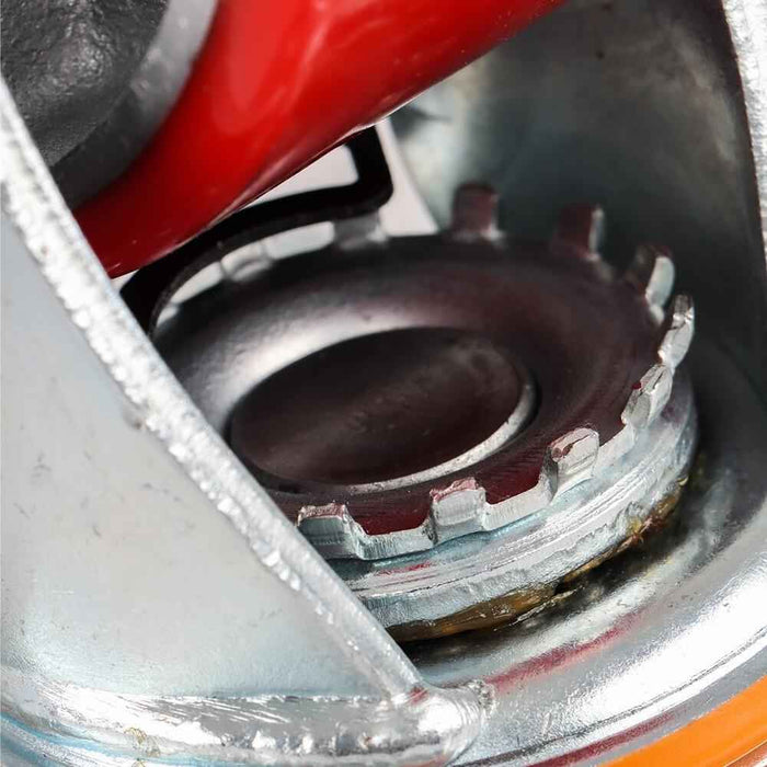 DURAFORCE 4 Pack High Quality 6 Inch Metal Caster Wheel Industrial Castor Swivel & Lock