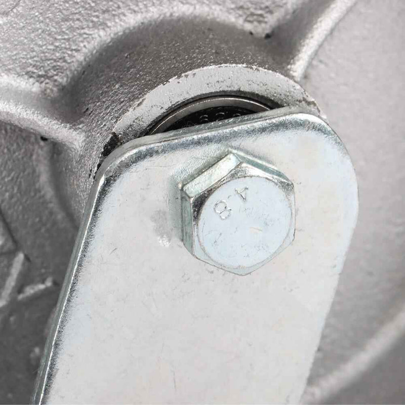 DURAFORCE 4 Pack High Quality 6 Inch Metal Caster Wheel Industrial Castor Swivel & Lock