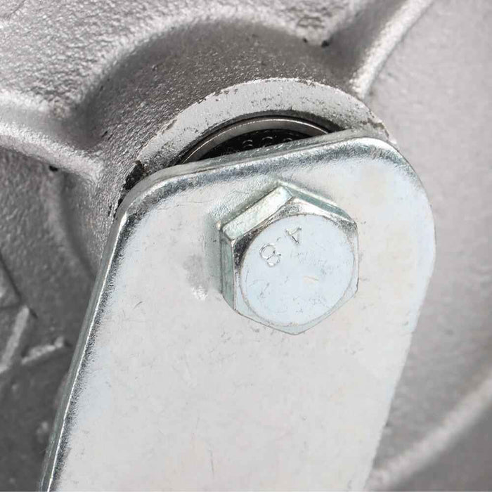 DURAFORCE 4 Pack High Quality 6 Inch Metal Caster Wheel Industrial Castor Swivel & Lock