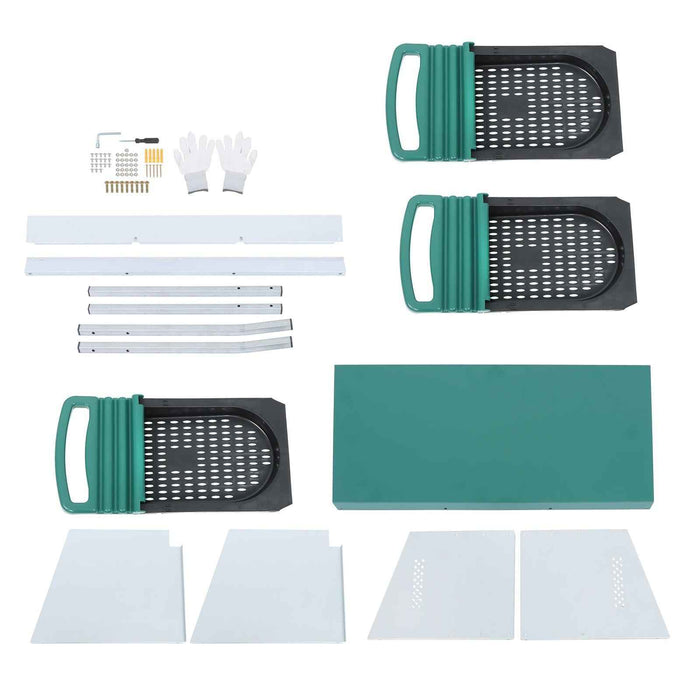 DURAFORCE Durable Chicken Nesting Box With Metal Legs 3 Holes Nesting Box For Chickens