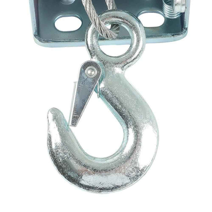 DURAFORCE 600 lbs Heavy Duty Steel Cable Crank Gear Hand Winch ATV Boat Trailer