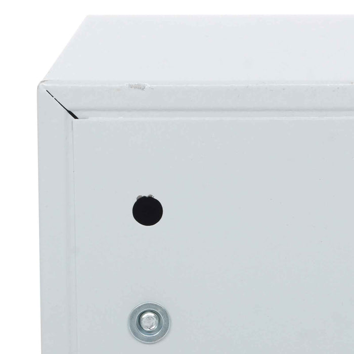 DURAFORCE Outdoor Steel Enclosure, 16 × 16 × 8" NEMA 4X Electrical Box, Waterproof IP56