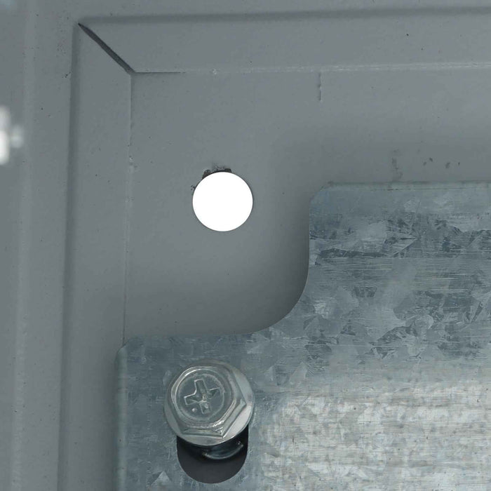 DURAFORCE Outdoor Steel Enclosure, 16 × 16 × 8" NEMA 4X Electrical Box, Waterproof IP56