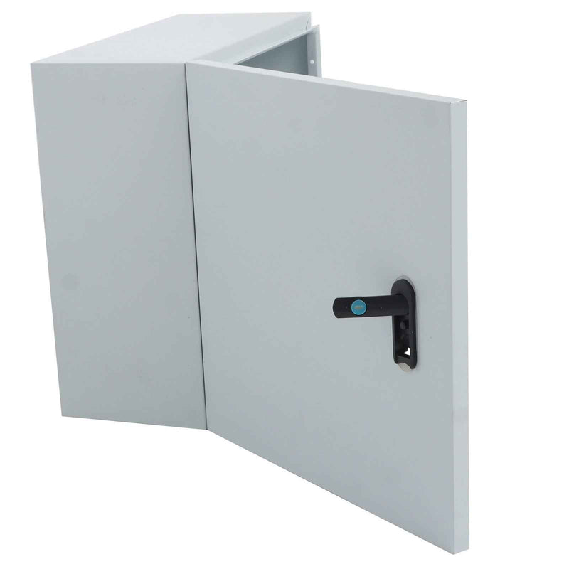 DURAFORCE Outdoor Steel Enclosure, 16 × 16 × 8" NEMA 4X Electrical Box, Waterproof IP56