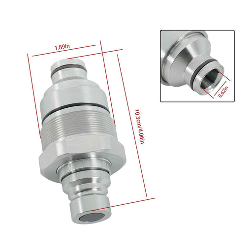 DURAFORCE 373-6967 7246799 Male Flat Face Coupler For Bobcat 753 863 864 S175 T250 T200