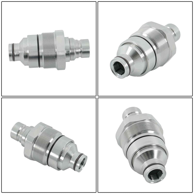 DURAFORCE 373-6967 7246799 Male Flat Face Coupler For Bobcat 753 863 864 S175 T250 T200