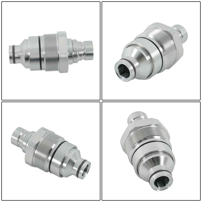 DURAFORCE 373-6967 7246799 Male Flat Face Coupler For Bobcat 753 863 864 S175 T250 T200