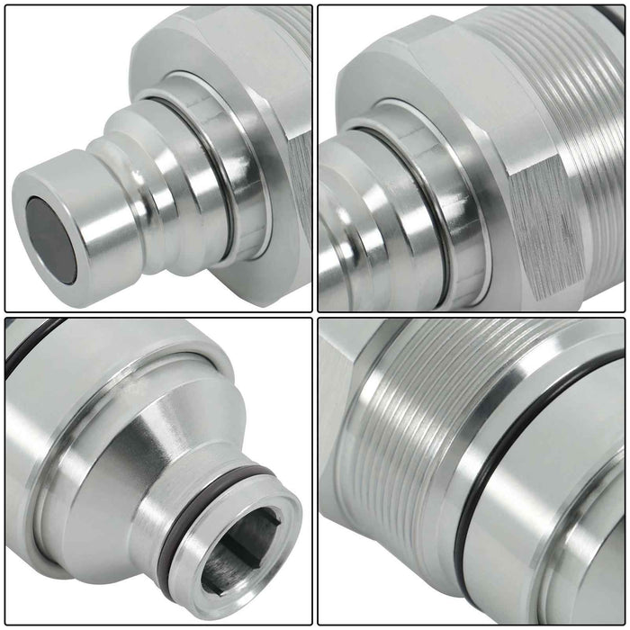 DURAFORCE 373-6967 7246799 Male Flat Face Coupler For Bobcat 753 863 864 S175 T250 T200