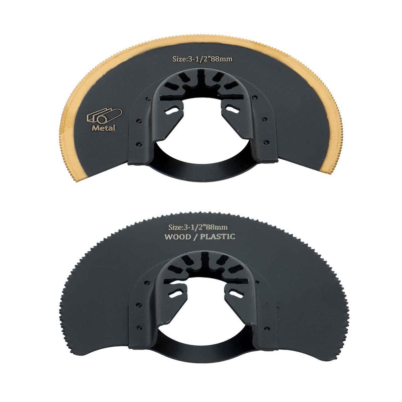 DURAFORCE Heavy Duty Titanium 23 Pack Steel Oscillating Tool Multi Tool for Metal & Nails
