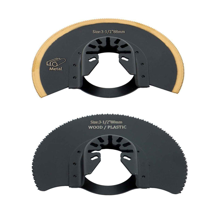 DURAFORCE Heavy Duty Titanium 23 Pack Steel Oscillating Tool Multi Tool for Metal & Nails