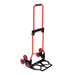 DURAFORCE Heavy Duty Stair Climbing Hand Truck 330 LB Capacity & 4" TPR Wheels Red