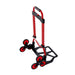 DURAFORCE Heavy Duty Stair Climbing Hand Truck 330 LB Capacity & 4" TPR Wheels Red