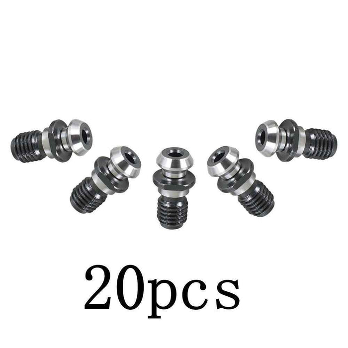 DURAFORCE CAT40 45°0.740" 20Pcs Coolant Pull Stud Retention Knob for Mazak Fadal HURCO