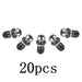 DURAFORCE CAT40 45°0.740" 20Pcs Coolant Pull Stud Retention Knob for Mazak Fadal HURCO
