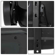 DURAFORCE Universal Foldable Forklift Seat PVC Tractor Seat Adjustable Back & Armrest