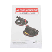 DURAFORCE 2 Pack 8 Inch Glass Suction Cups 440lbs Load Capacity & Pressure Gauge