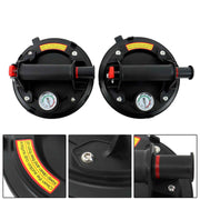DURAFORCE 2 Pack 8 Inch Glass Suction Cups 440lbs Load Capacity & Pressure Gauge