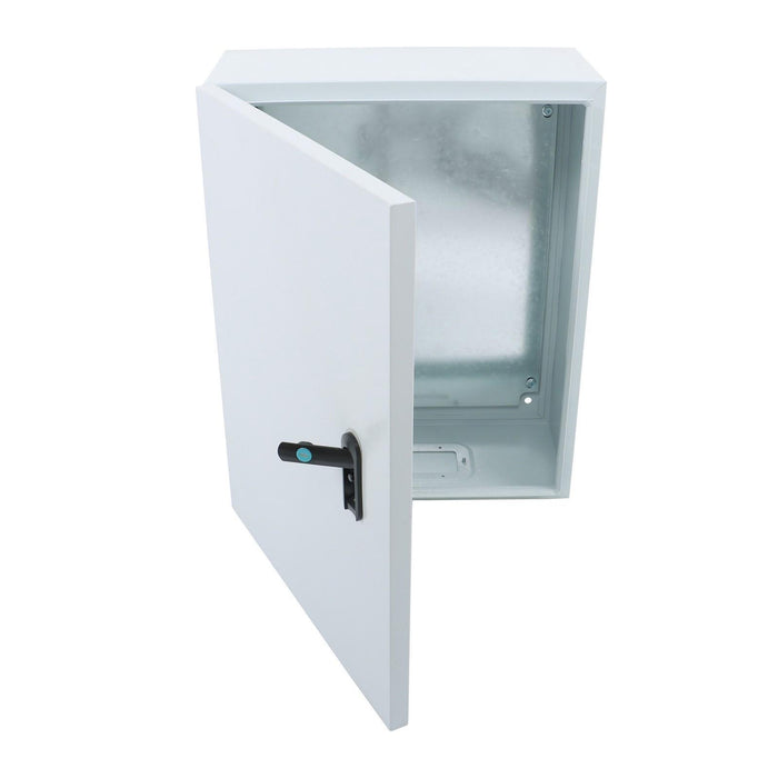 DURAFORCE Outdoor Steel Enclosure, 20 × 16 × 8" NEMA 4X Electrical Box, Waterproof IP56