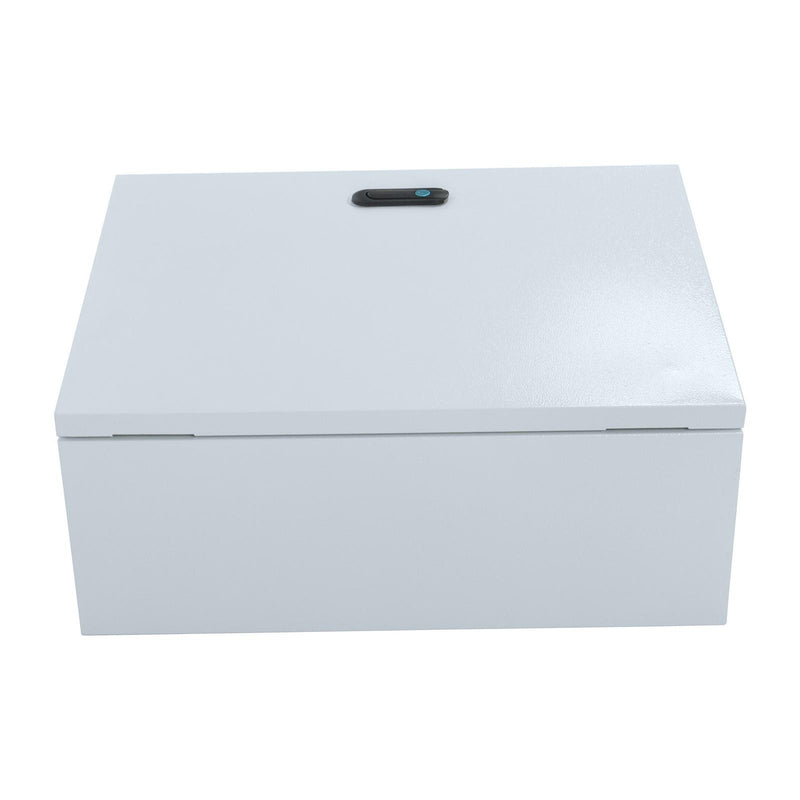 DURAFORCE Outdoor Steel Enclosure, 20 × 16 × 8" NEMA 4X Electrical Box, Waterproof IP56