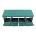 DURAFORCE 4 Hole Easy To Install Chicken Nesting Boxes Chicken Egg Laying Box W/ Perch