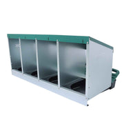 DURAFORCE 4 Hole Easy To Install Chicken Nesting Boxes Chicken Egg Laying Box W/ Perch