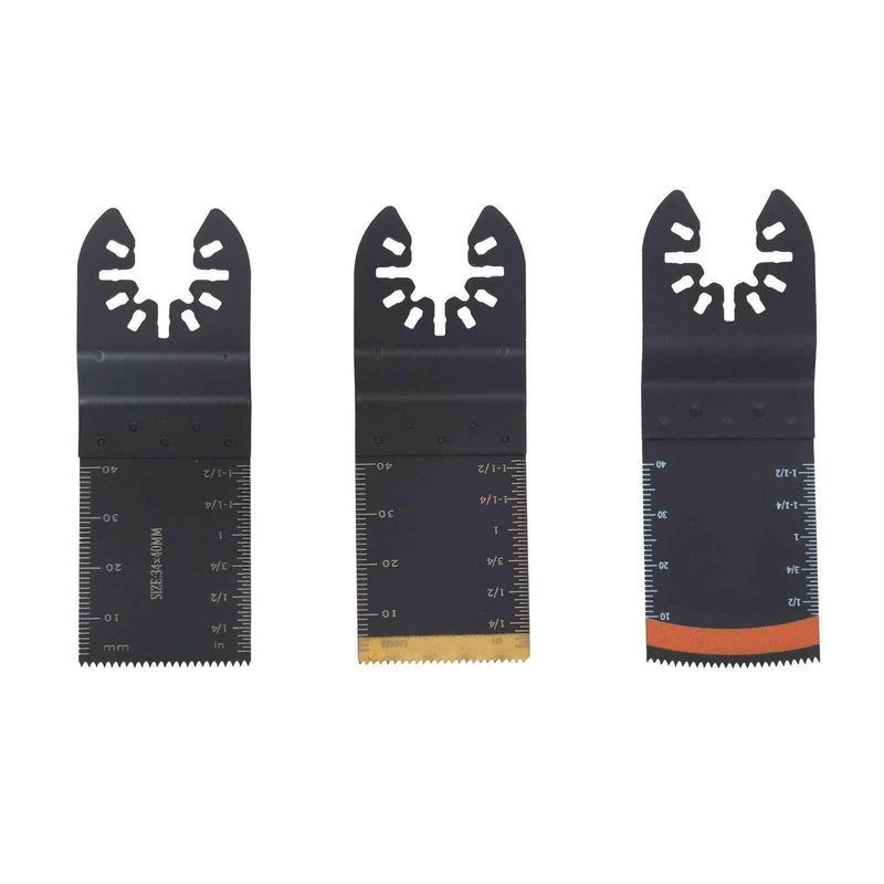 DURAFORCE Universal Titanium Multitool Blades 64PCS for Wood Plastics Metal Quick Release