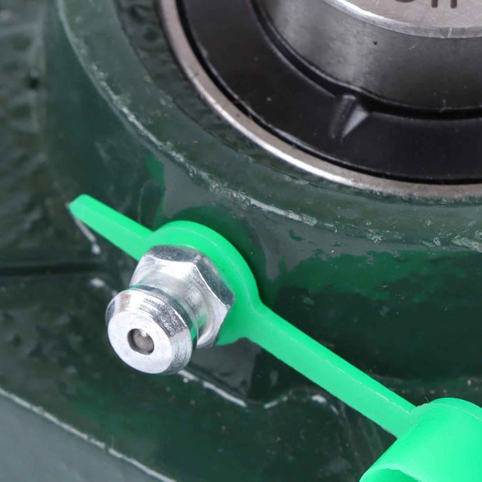 DURAFORCE New 10Pcs 1/2" Bore 4 Bolt Solid Base UCF201-8 Pillow Block Flange Bearing