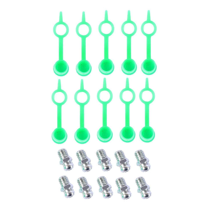 DURAFORCE New 10Pcs 1/2" Bore 4 Bolt Solid Base UCF201-8 Pillow Block Flange Bearing