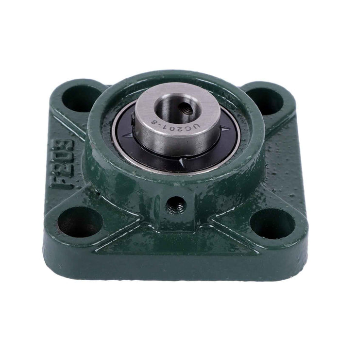 DURAFORCE New 10Pcs 1/2" Bore 4 Bolt Solid Base UCF201-8 Pillow Block Flange Bearing