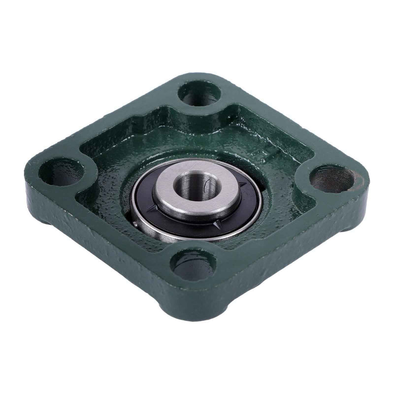 DURAFORCE New 10Pcs 1/2" Bore 4 Bolt Solid Base UCF201-8 Pillow Block Flange Bearing