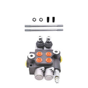 DURAFORCE 13 GPM 2 Spool Hydraulic Control Valve Double Acting +Conversion Plug