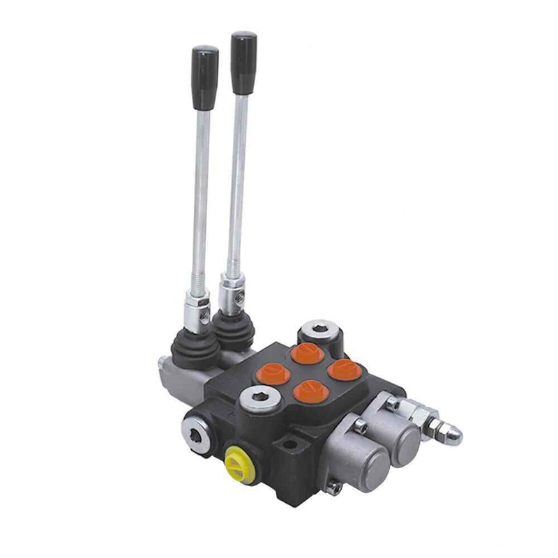 DURAFORCE 13 GPM 2 Spool Hydraulic Control Valve Double Acting +Conversion Plug