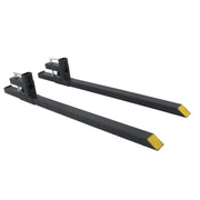 DURAFORCE 60 Inch Heavy Duty Clamp On Pallet Forks 2000 Lbs Quick Attach Bucket Forks