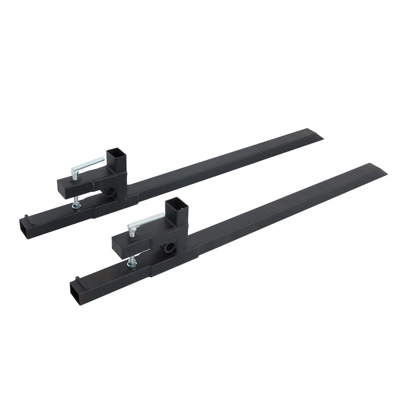 DURAFORCE 60 Inch Heavy Duty Clamp On Pallet Forks 2000 Lbs Quick Attach Bucket Forks