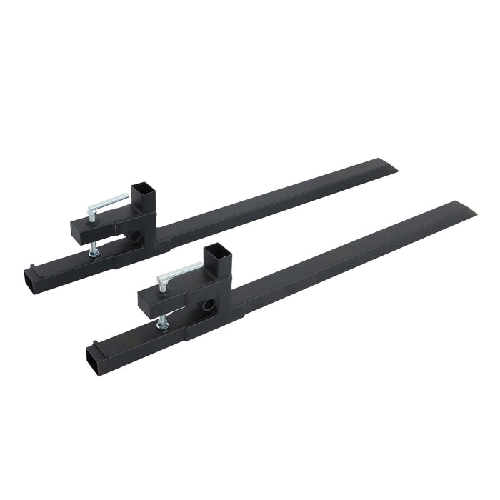 DURAFORCE 60 Inch Heavy Duty Clamp On Pallet Forks 2000 Lbs Quick Attach Bucket Forks