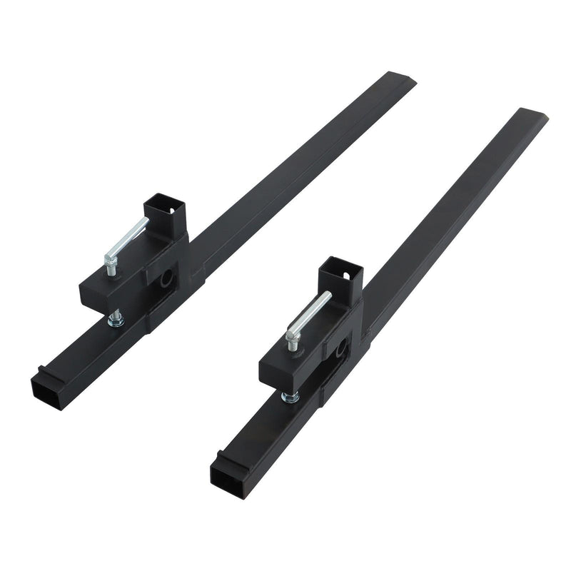 DURAFORCE 60 Inch Heavy Duty Clamp On Pallet Forks 2000 Lbs Quick Attach Bucket Forks