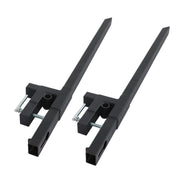 DURAFORCE 60 Inch Heavy Duty Clamp On Pallet Forks 2000 Lbs Quick Attach Bucket Forks
