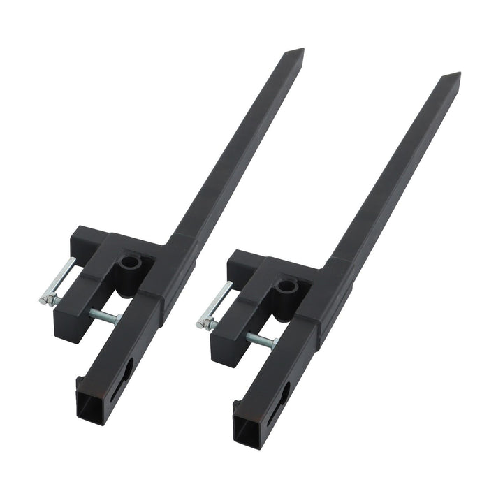 DURAFORCE 60 Inch Heavy Duty Clamp On Pallet Forks 2000 Lbs Quick Attach Bucket Forks