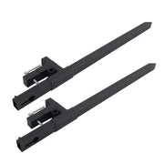 DURAFORCE 60 Inch Heavy Duty Clamp On Pallet Forks 2000 Lbs Quick Attach Bucket Forks