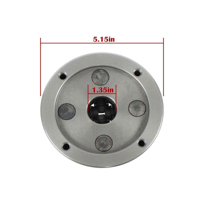 DURAFORCE New K72-125 Lathe Chuck 5" 4 Jaw Independent Milling Machine Internal Jaw