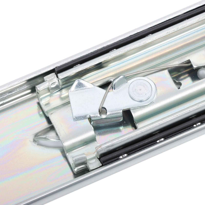 DURAFORCE 1 Pair Locking Drawer Slides 12 Inch Lock & Full Extension 250 lbs Load Capacity