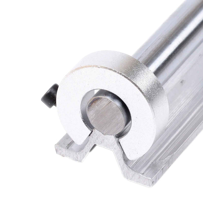 DURAFORCE Linear Rails 2Pcs SBR16-2200mm & 4× SBR16UU Bearing Blocks & 4× Fixing Rings