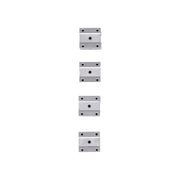 DURAFORCE Linear Rails 2Pcs SBR16-2200mm & 4× SBR16UU Bearing Blocks & 4× Fixing Rings