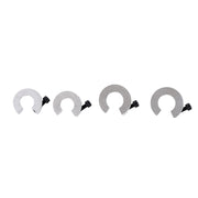 DURAFORCE Linear Rails 2Pcs SBR16-2200mm & 4× SBR16UU Bearing Blocks & 4× Fixing Rings