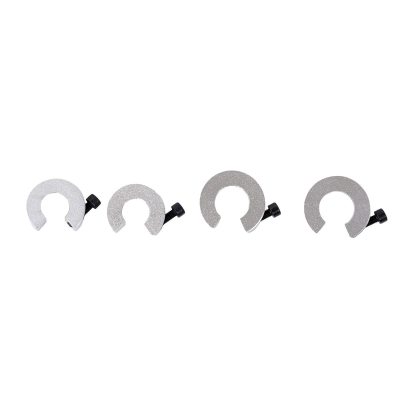 DURAFORCE Linear Rails 2Pcs SBR16-2200mm & 4× SBR16UU Bearing Blocks & 4× Fixing Rings