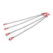 DURAFORCE 5FT 5/16" Chain Sling 4 Legs with Sling Hooks G80 Lifting Chain Sling 11000lbs