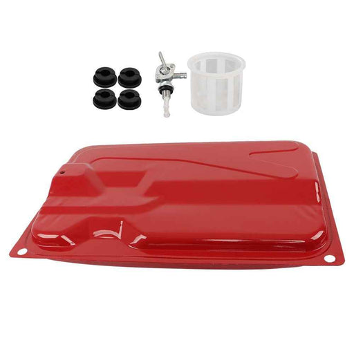 DURAFORCE 3.9 Gallon Fuel Gas Tank Generator Petcock Filter Gauge Cap Universal