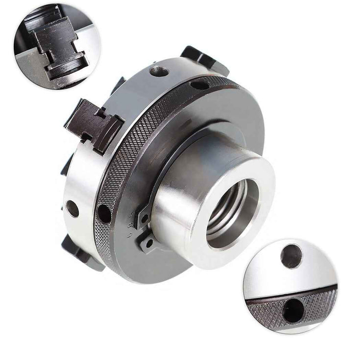 DURAFORCE Reversible 3" 4 Jaw Chuck For All Wood Lathes With 1" By 8 TPI Spindles US
