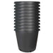 DURAFORCE 10 Pack 15 Gallon Injection Molding Premium Plastic Plant Pots Nursery Pots