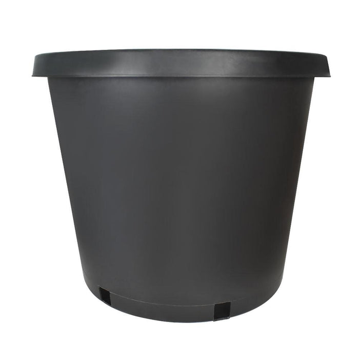 DURAFORCE 10 Pack 15 Gallon Injection Molding Premium Plastic Plant Pots Nursery Pots